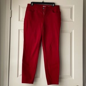 Red Skinny Jeans